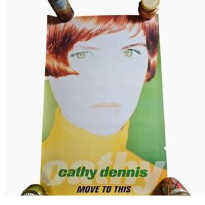 Cathy Dennis Move to This Promo Poster 24x36 Original Vintage 1990 Polygram